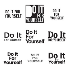 Do It For Yourself ambitious quote vector Motivational