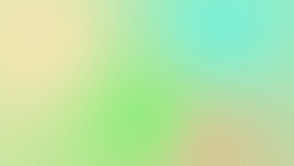 Soft green yellow mint gradient background with smooth blur and light vignette, ideal for spring eco design, banner, poster or fresh abstract wallpaper.