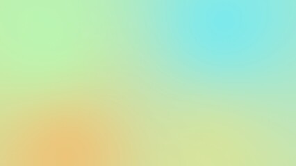 Soft green yellow mint gradient background with smooth blur and light vignette, ideal for spring eco design, banner, poster or fresh abstract wallpaper. © kinomaster