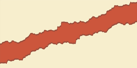 Rustic Ripped Paper Edge Design Element