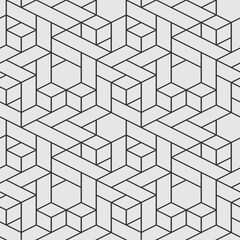 Abstract geometric seamless pattern.