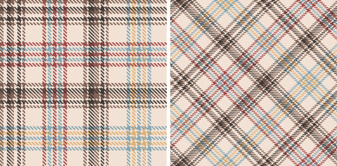 Colored straight and oblique scottish cage texture.