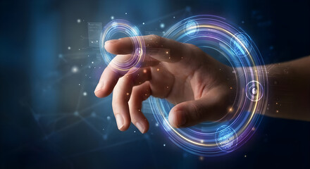 Artificial Intelligence and Cyber Security Technology Concept