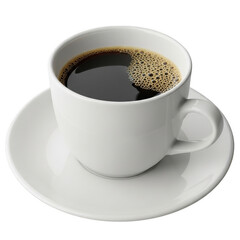 Coffee cup isolated on transparent background