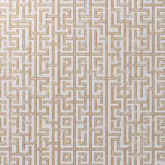 White and gold geometric pattern background