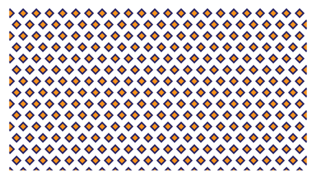 Dazzling pattern of tiny orange diamonds on a deep purple background, abstract geometric textile design - Powered by Adobe