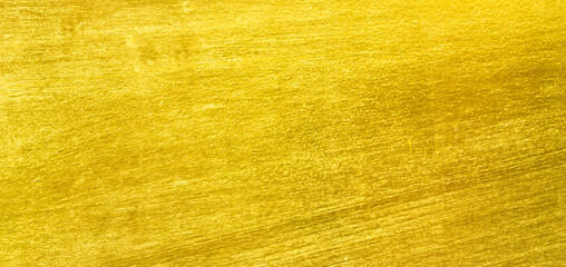 Shiny yellow leaf gold foil