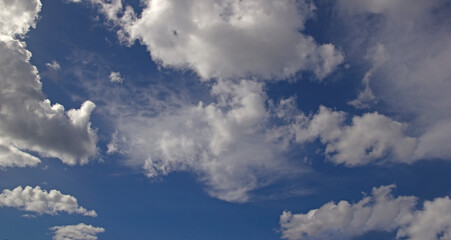 blue sky High angle air