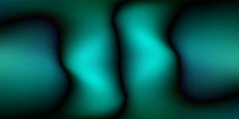 Black dark green blue emerald petrol teal lime yellow white abstract background. Color gradient ombre blend. Line wave curved. Bright light flash glow glitter neon metallic.Noise grain mesh.Christmas.