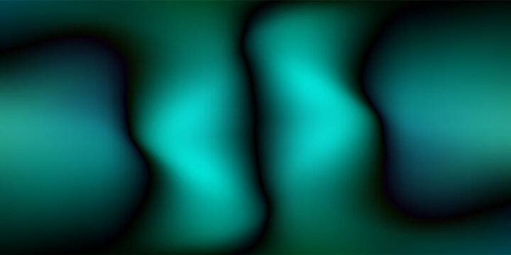 Black dark green blue emerald petrol teal lime yellow white abstract background. Color gradient ombre blend. Line wave curved. Bright light flash glow glitter neon metallic.Noise grain mesh.Christmas.