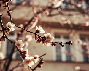Cherry blossom in spring