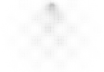 Minimal halftone dot fade background in black and white, clean abstract texture
