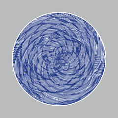 porcelain plate abstract contemporary geometry pattern designs on background