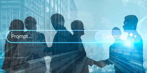 A diverse group of business professionals engages in a collaborative meeting in a modern office, symbolizing innovation and digital transformation in the workplace. Gantry