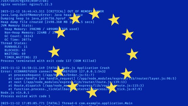 European Union - program code background loop