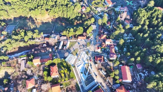 Albania Gjinar, mountain resort village