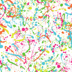 colorful splatter paint vector design template
