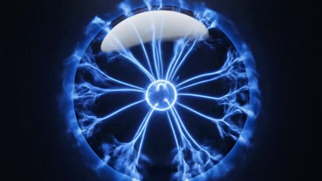 Mesmerizing Plasma Globe with Electric Arcs
