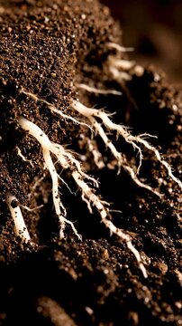 Intricate Root System Growth Revealed In Time Lapse Soil Unearthing