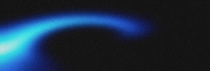 Grainy Blue Gradient Background Retro Futuristic Web Banner Poster Texture