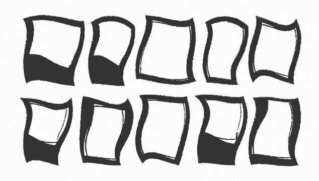 Brash shapes frame the design, carved zigzag design