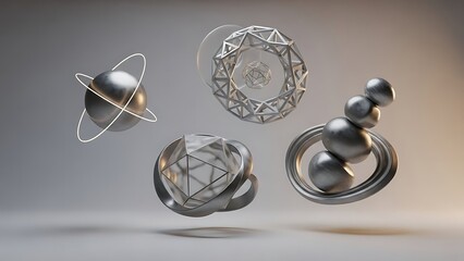 Floating geometric orbits