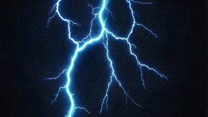 lightning frame on blackboard