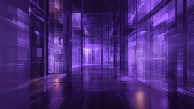 Exploring prediction analytics in a modern data environment with vibrant purple tones
