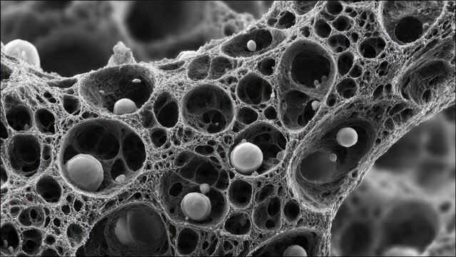 Porous Material Close-up