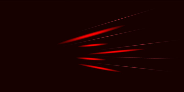 Light speed motion effect. Red color spiral glow effect. Magic shiny line sparkles and sequins