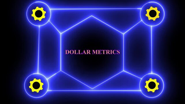  blue upward arrow line with dollar icons piggy bank and bar graph symbols on green screen background for business finance or stock market animation overlays.Biometric fintech security interface anima