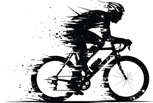 Racing Bicycle Vector