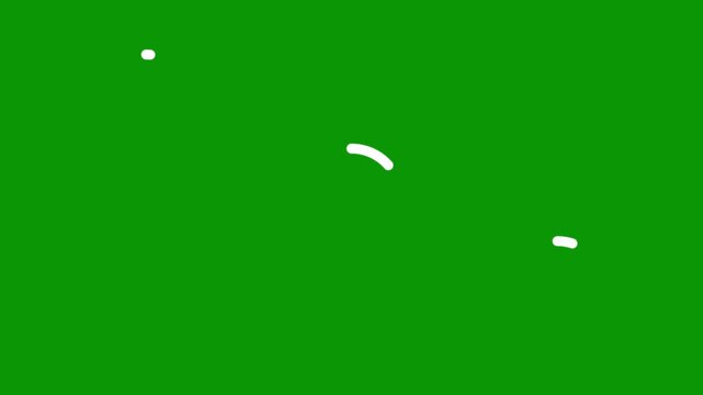 Gaming HUD Loading Screen Animation 4K, Futuristic Circle Progress Bar with Line Art Detail, Green Background Buffering Icon for Streaming, Video Games, and Tech Presentations