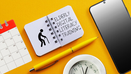 Elderly Digital Literacy Training Concept with Senior Learning Technology Skills, Online Access and Social Inclusion Support