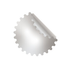 illustration of a paper sticker