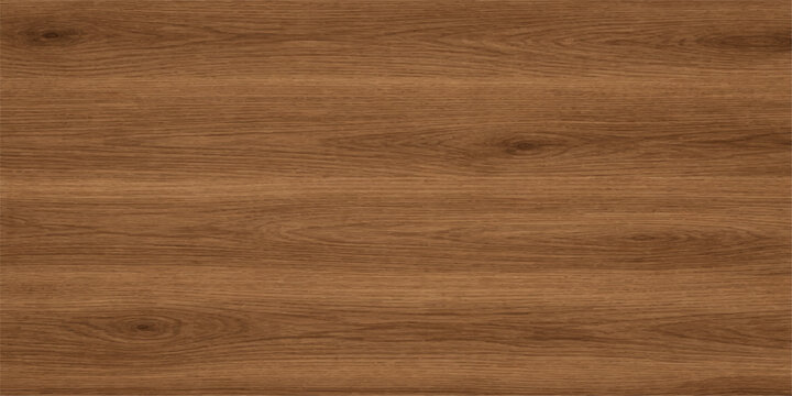 A dark brown natural oak grain pattern on an old wooden plank board provides a textured hardwood timber surface for a rustic wall or table background design