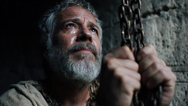 Peter in the prison, Bible story.