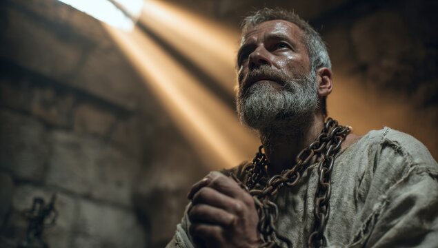 Peter in the prison, Bible story.