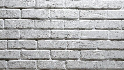 Obraz premium White painted brick wall texture background