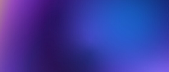 Fototapeta premium Violet light gradient background with soft glow and bokeh effects. Wide shot. Grainy texture.