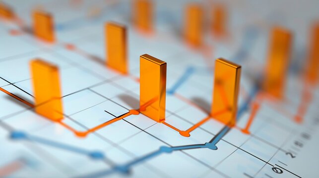 A photo of financial charts