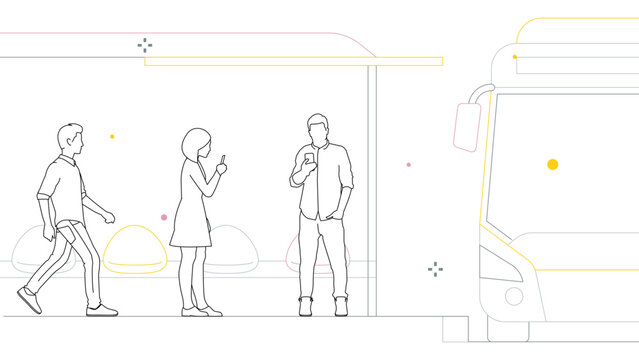 Bus Stop x Public Transport