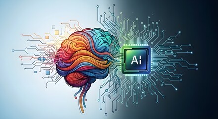 human head with brain