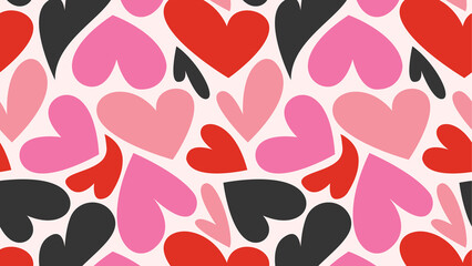 Projekt grafiki wektorowej, tła - walentynkowe serce