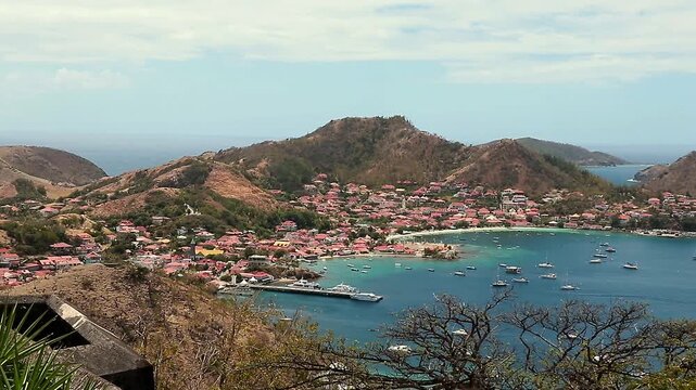les Saintes la baie de Terre de Haut, Guadeloupe , Antilles Fran&ccedil;aise
