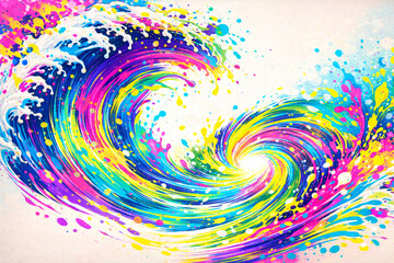  彩渦ノ咆哮 ― 色彩の力が爆ぜる瞬間