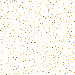Gold Glitter Confetti Polka Dot Pattern