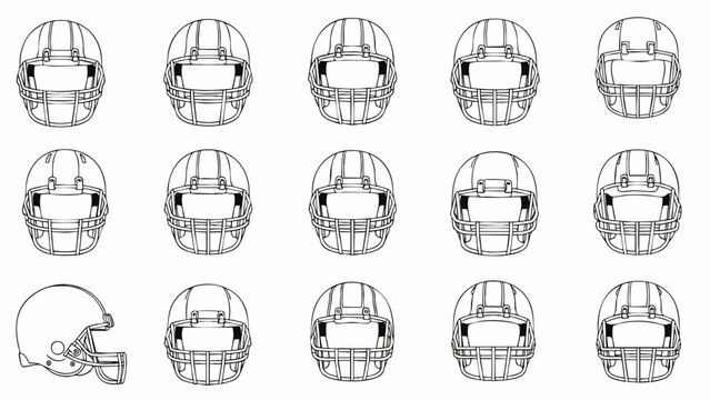 different shapes of football helmets NFL League Riddell Axiom combines our deep experience in athlete protection and helmet technologies to deliver our most advanced helmet platform with an interior fit and protection system that eliminates fitting foams and air adjustments Football Helmets: Adult & Youth