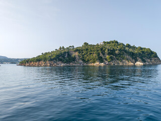 The coastline of Skiathos Island, Sporades, Thessaly, Greece