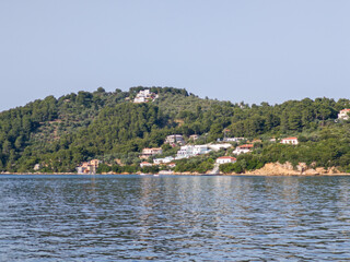 Obraz premium The coastline of Skiathos Island, Sporades, Thessaly, Greece